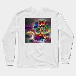 Psychedelic Tree Long Sleeve T-Shirt